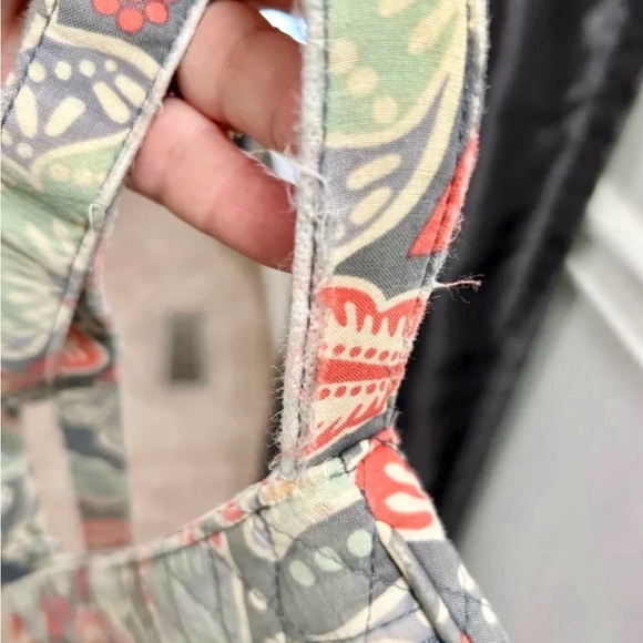 Vintage vera Bradley hipster crossbody purse retired Nomadic floral triple zips - Picture 5 of 6